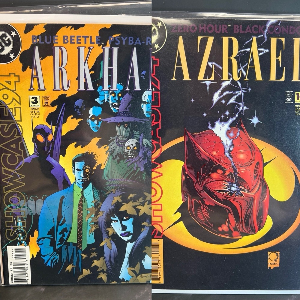 Lot If 2 Vinatge DC Comics Showcase 94 Arkham And‎ Azrael